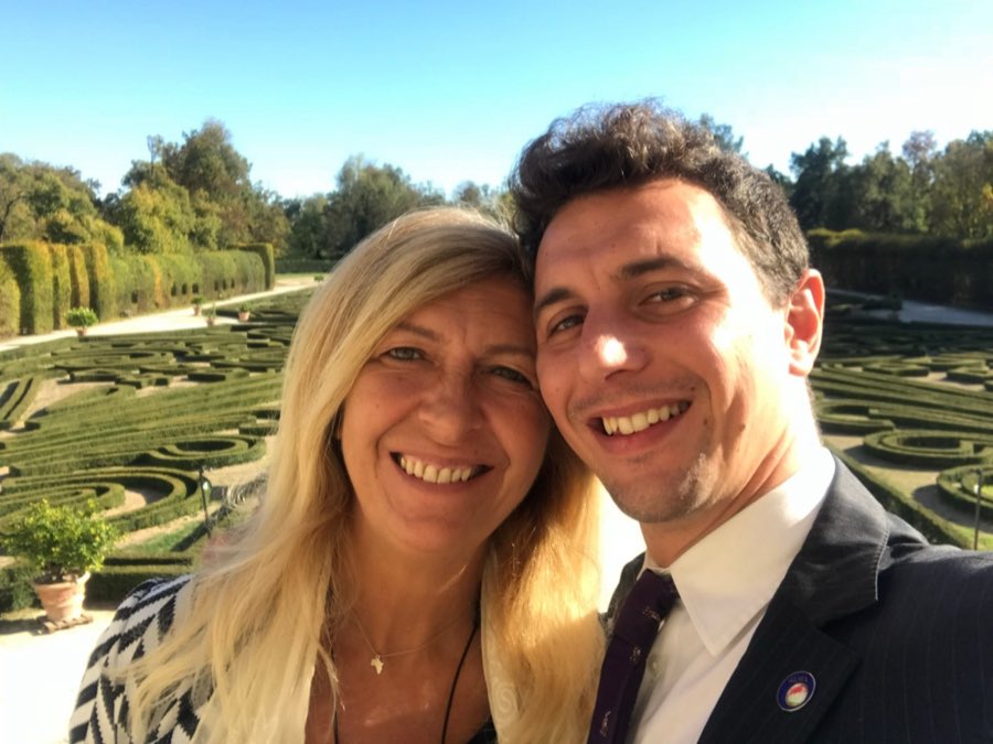Andrea and his mother Rossella from Milan, founders of Incanto in Antigua
