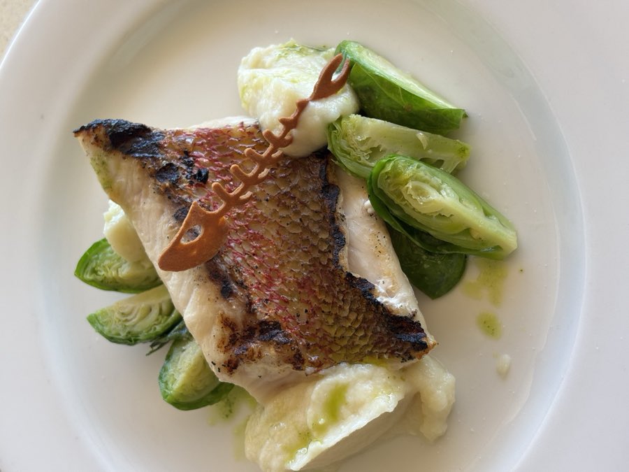 Catch of the day: fresh local Antigua fish prepared by our Italian chefs